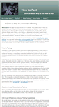 Mobile Screenshot of howtofast.net